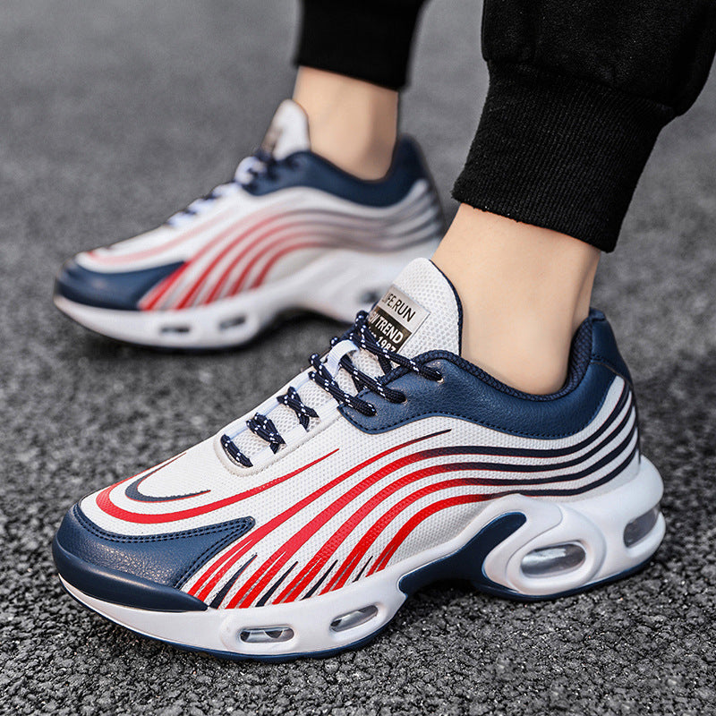 Men'S Shoes Net Breathable Running Warmth Flying Woven Korean Version Product information: Inside material: mesh Whether inventory: No Whether foreign trade: No Upper height: low Sole material: air cushion Upper material: flying line Color: 8910-2 black,
