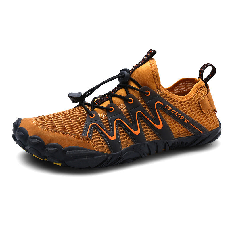 Outdoor Wading Trail Running Shoes Summer Set Foot Beach Shoes Diving Shoes Product information: Wearing style: elastic band Thickness: single Processing method: frosted Style: casual Inside material: mesh Suitable venue: floor, field, natural grass, arti
