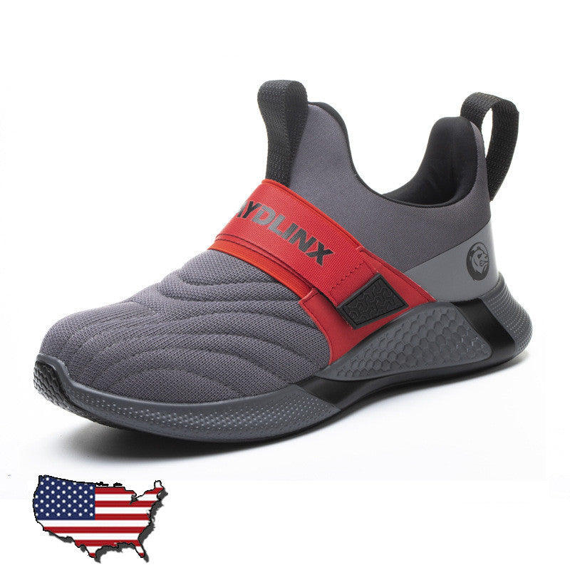 Lightweight Working Women'S Steel Toe Cap Anti-Smashing And Anti-Piercing Safety Shoes Product information: Function: Anti-smashing and anti-puncture Material: Embroidered flying fabric, polyurethane bottom, non-slip patch Upper style: Low cut Application