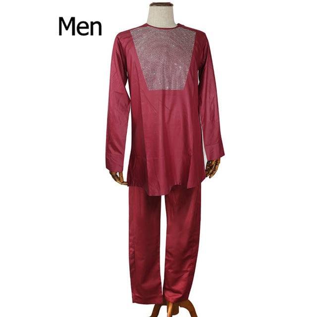 H&D African Couple Clothes Suits Long Dresses For Women Afri Product information Size: 4XL L XL XXL XXXL Color classification: men black women blue women red men red Year and season of listing: Winter 2016 Size information Note 1. Asian sizes are 1 to 2 s
