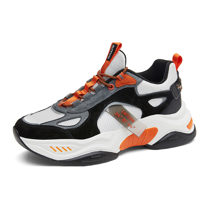 Sports Shoes Trendy Men's Shoes Increase Men's Daddy Shoes Product information: Product category: Sports casual shoes Opening depth: shallow mouth (below 7cm) Applicable age: youth (18-40 years old) Suitable for the season: spring Popular elements: color