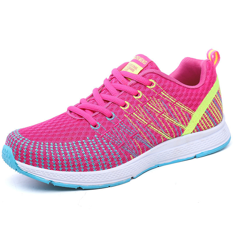 Flying Woven Running Shoes Product Information: Style: Casual Upper Material: Flying Weave Popular elements: car stitching, shallow mouth, color matching, sponge cake heel, waterproof platform Toe shape: round toe Heel height: heel (3-5CM) Color: black, r