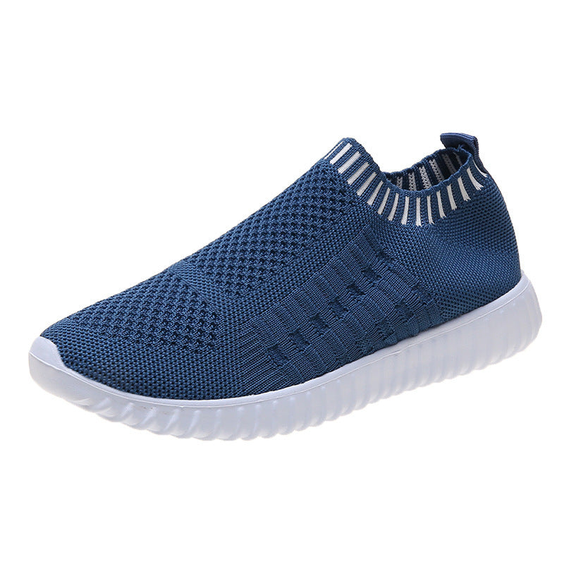 Flying Woven Breathable Light Sports Casual Shoes Product information: Upper Material: Flying Weave Toe shape: round toe Heel height: flat heel Color: white, red, blue, black, gray, dark blue Size: 41,35,36,37,38,39,40,42,43,44,45,46 Function: breathable,