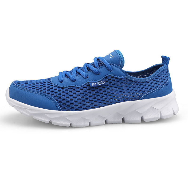 Summer New Style Mesh Shoes Breathable Casual Sports Shoes Men Product information Function: Breathable Applicable gender: male Pattern: plain Upper material: mesh Sole Material: Rubber Wearing style: front tie Heel shape: flat heel Inside material: mesh
