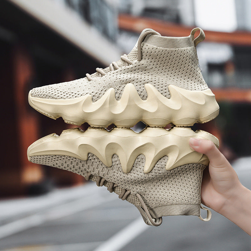 Mens Running Shoes Sports Athletic Fashion Outdoor Tennis Gym Sneakers Casual Product information: How to wear: Front lace Function: breathable, light weight Thickness: ordinary thickness Inner material: mesh cloth Suitable site: floor, hard surface, road