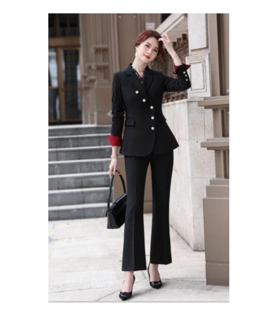 Women's Suits New Fashion Style Professional Work Clothes Product information: Version type; waist type Length of clothing; ordinary models (50cm<length of clothing≤65cm) Top style; small suit Top sleeve length; long sleeve Fabric name; piqué twill fabric