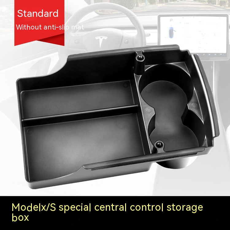Retrofitting The Storage Box Of The Central Control Armrest Product information: Style: Business Color classification: model3 enlarged model3 enlarged - flocked model X/S model X/S with anti slip pad model3 standard model3 optimized Usage: Seat type Appli