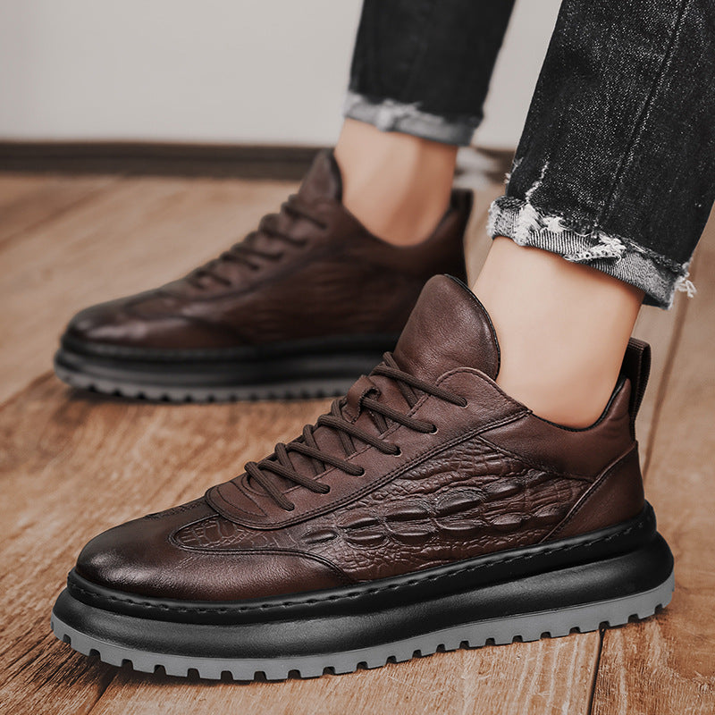 Men's Business Casual Non-slip Leather Shoes Product information: Pattern: solid color Lining material: Microfiber Color: Black, Brown, C188-1 wool lining Processing Method: oil wax skin Heel height: mid heel (3-5CM) Size: 39, 40, 41, 42, 43, 44 Sole craf