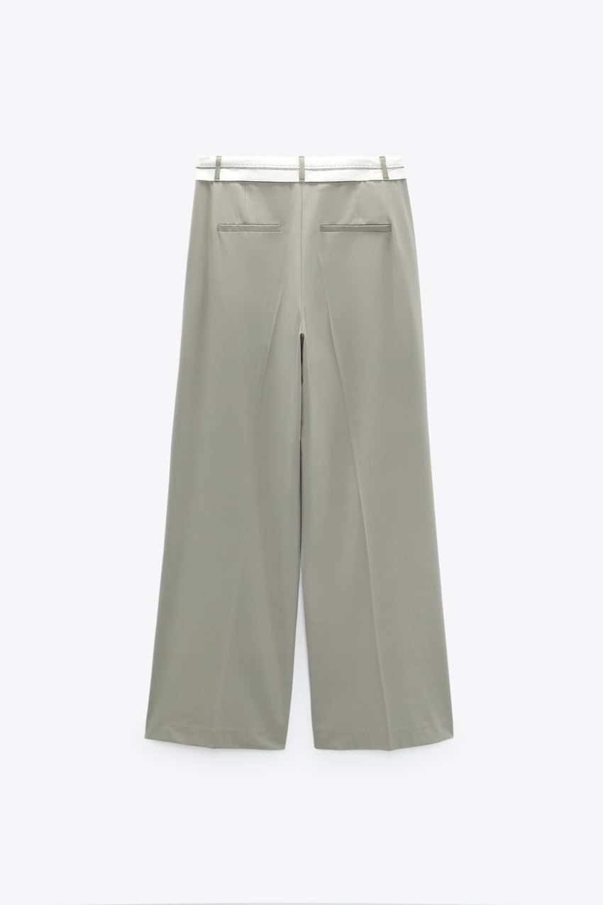 Sleeveless Suit Strap Trim Vest Top Unisex Style Product information: Fabric name: Polyester Color: vest, trousers Main fabric composition: Spandex Pants length: trousers Size: XS,S,M,L Style type: private clothing socialite Pants type: wide leg pants Sty