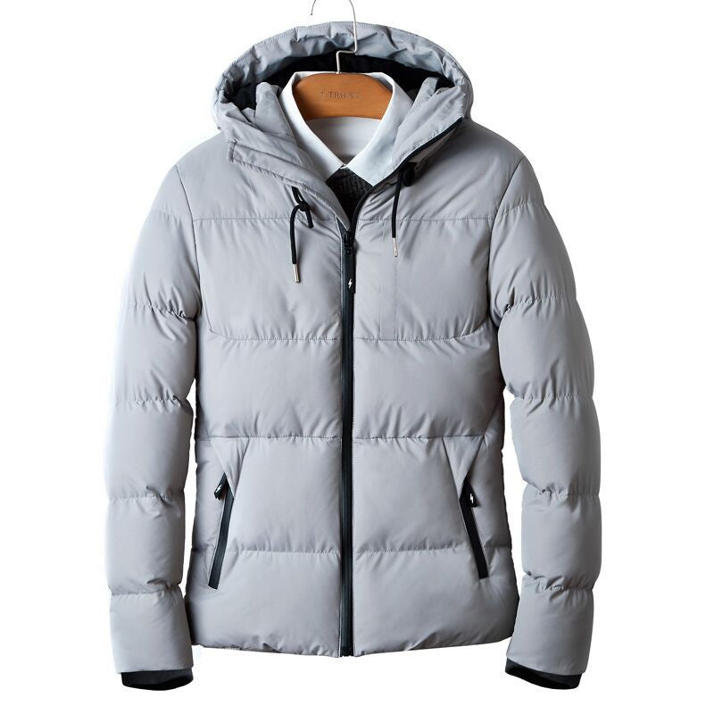 Casual Versatile Cotton Coat Men Product information: Pattern: solid color Color: red, gray, black, dark blue Size: M,L,XL,XXL,XXL,XXXXL Main fabric composition: Polyester Fiber (polyester) Applicable Gender: Male Size: Note: 1. Asian sizes are 1 to 2 siz
