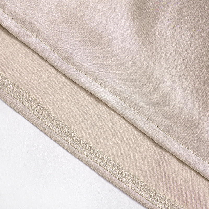 One-shoulder Sleeveless Mini Dress Sexy Slim Backless Skirt Party Wedding Dresses Womens Clothing Overview: Unique design, stylish and beautiful. Good material, comfortable wear. A variety of colors, any choice. Product information: Pattern: solid color S