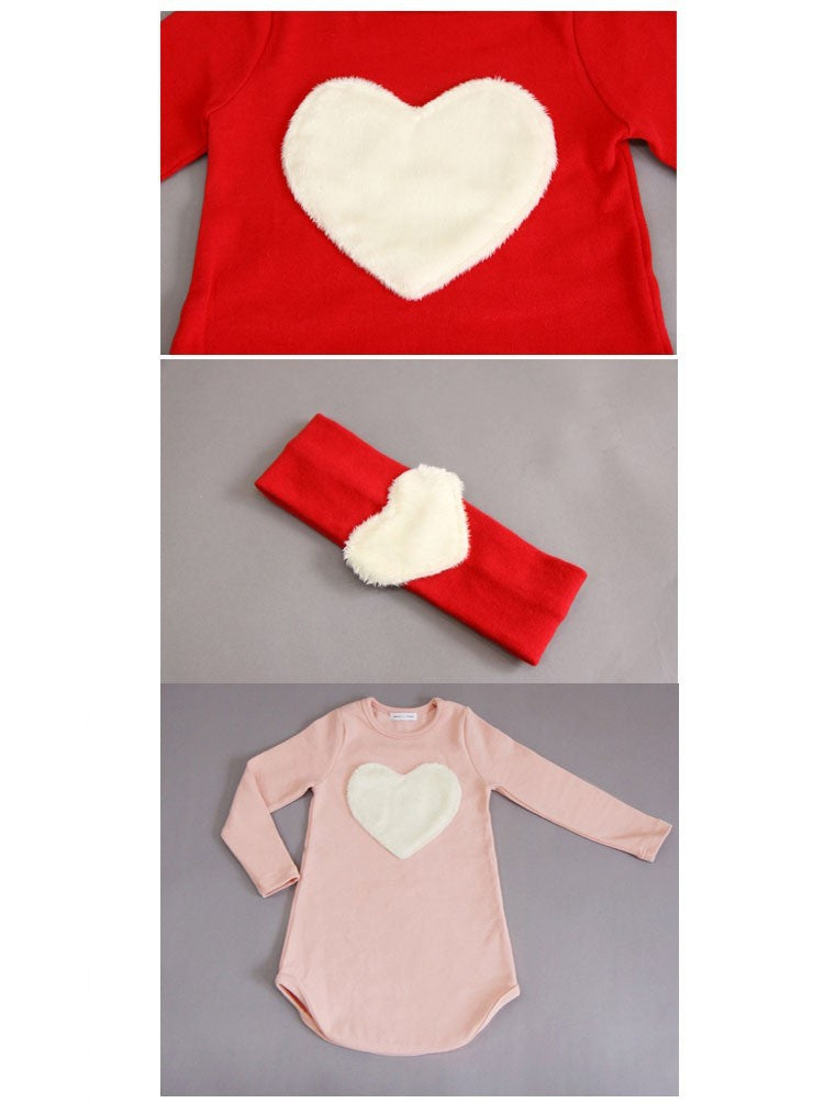 Spring And Autumn New Girls Love Three-piece Suit Product information: Pattern: solid color Color: red, pink Pants length: trousers Gift Box content: Clothing Applicable height: 100cm,110cm,120cm,130cm,140cm Suit type: shirt and pants Thickness: ordinary