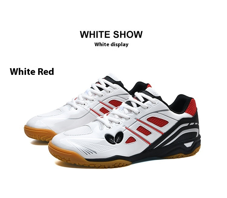 Mesh Breathable And Anti Slip Training Shoes With Cow Tendon Soles Product information: Applicable site: plastic, floor, hard ground Lining material: imitation leather Color: white red, white blue Upper height: low top Heel height: mid heel (3-5CM) Socks
