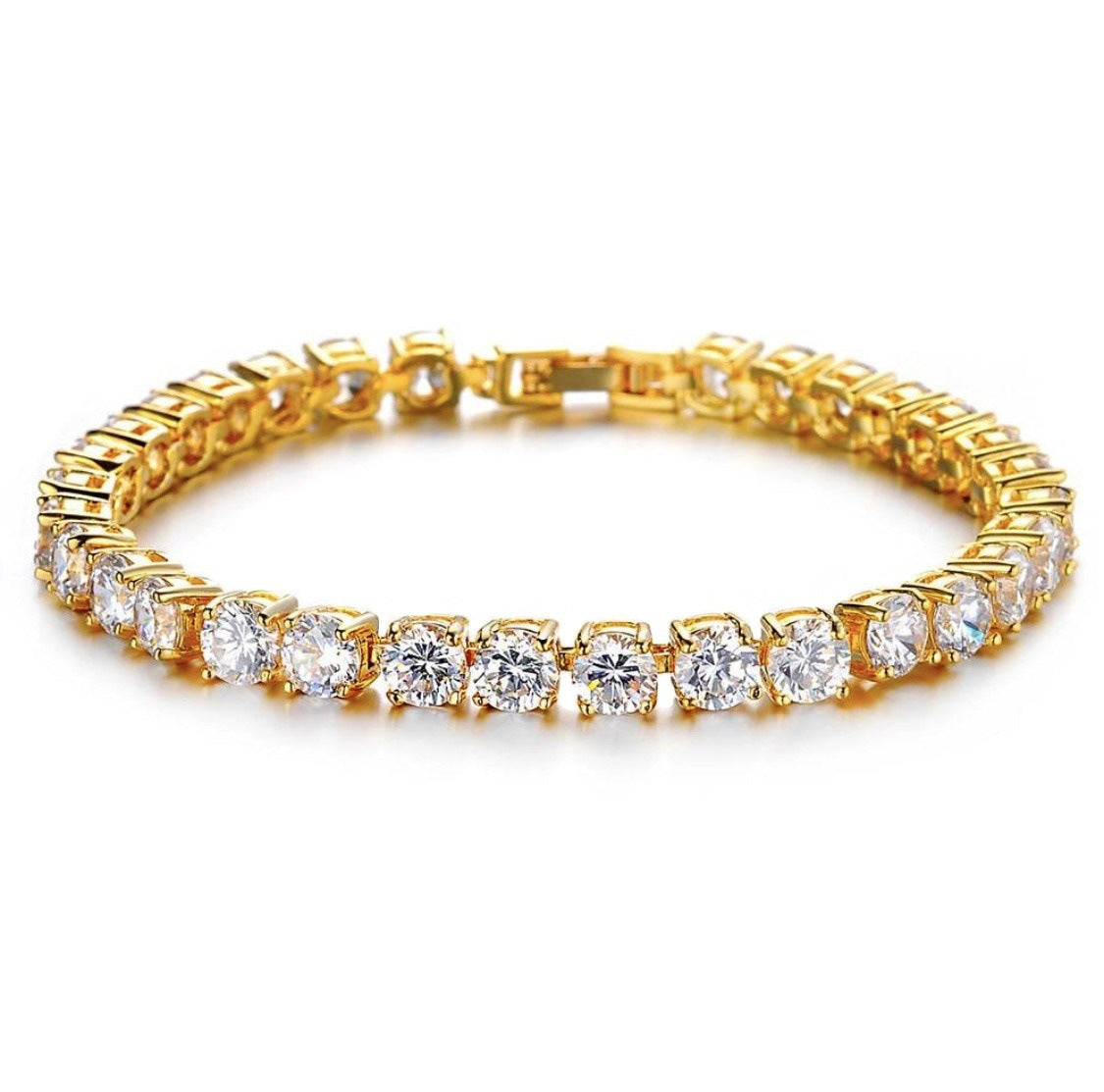 Hip Hop Bracelet Iced Out Single Row Rhinestones Chain Bling Tennis Charm Bracelets Zirconia Bracelets Link Chain Jewelry Overview: 100% New design and high quality Have a beautiful appearance There is no standard for beauty, one hundred pairs of eyes can