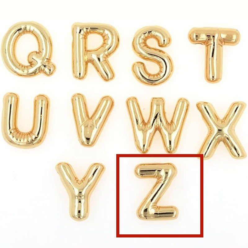 Glossy Letter Copper Pendant Popular Ornament All-match Product information: Type: pendant Color: gold A,B,C,D,E,F,G,H,I,J,K,L,M,N,O,P,Q,R,S,T,U,V,W,X,Y,Z Material: Copper Shape: Geometry Style: Natural Packing list: Copper necklace * 1 Product Image: Glo