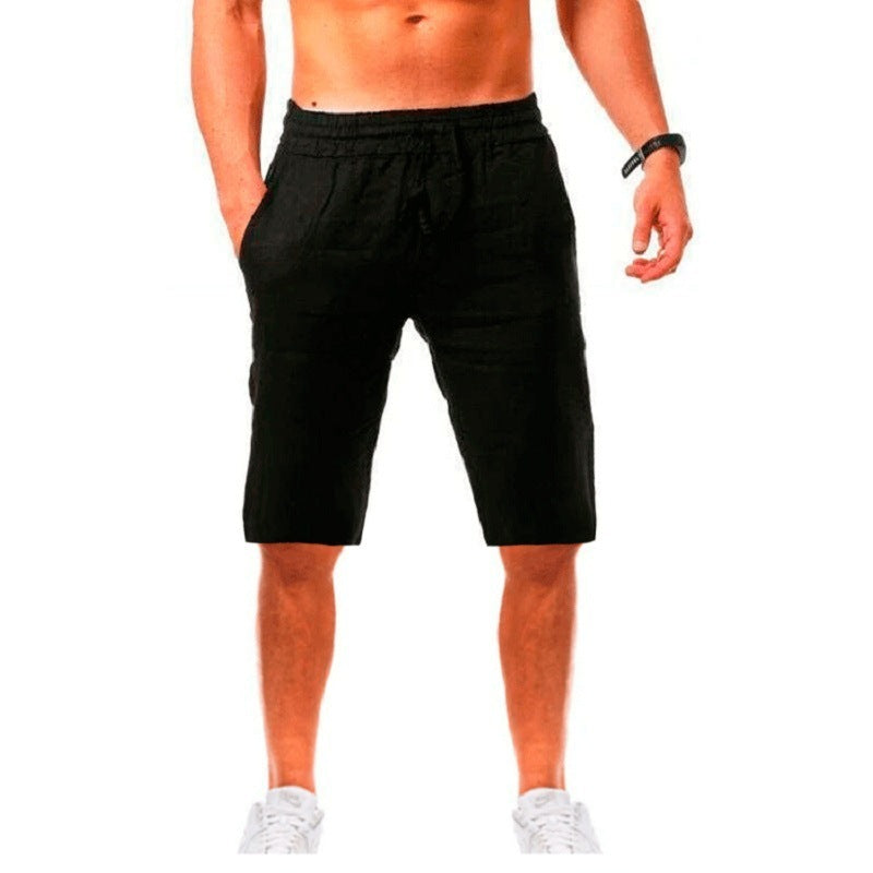 Breathable Casual Shorts Summer Men Product information: Fabric name: cotton and linen Color: black, white, gray, light khaki, dark blue, sky blue Pants length: Shorts Size: S,M,L,XL,2XL,3XL Style: Sports Size Information: Unit: cm Note: 1. Asian sizes ar