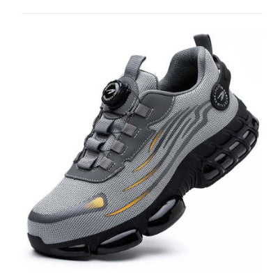 Labor Protection Shoes For Men Breathable In Summer Product information : Upper material: microfiber Function: anti-smashing and anti-piercing Toe style: steel toe cap Shoemaking technology: gluing Sole material: EVA rubber Closure mode: button tightness