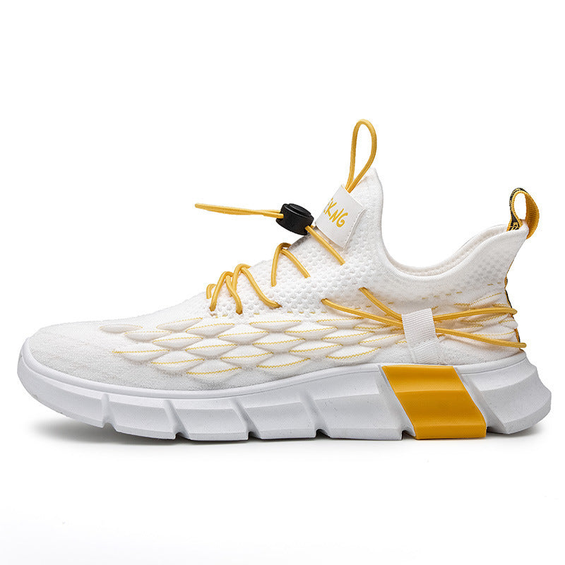 Mesh breathable casual shoes Product category: sports casual shoes Upper Material: Artificial PU Sole Material: Rubber Wearing style: front tie Popular elements: car suture Heel shape: flat heel Inside material: mesh Opening depth: shallow mouth (below 7c