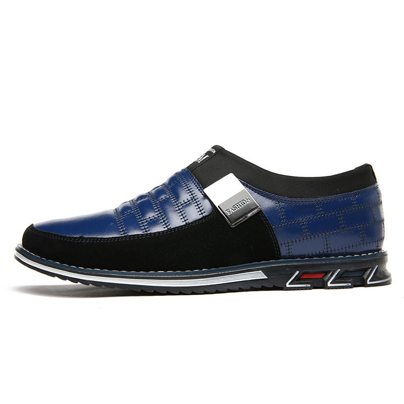 Men's soft cover feet men's shoes Product category: Loafers Opening depth: shallow opening (less than 7cm) Popular element: Car stitches Pattern: Grid Vamp material: synthetic leather Sole material: rubber Packing volume: 33*19*11 Men's soft cover feet me