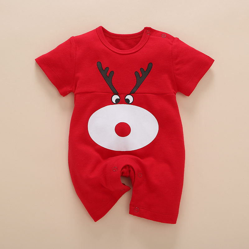 Baby baby clothes wear one piece clothes pure cotton clothes Suitable for crawling Fully wrap your baby's skin, Avoid friction during crawling. Protect your belly against cold Prevent the baby from kicking the quilt in a deep sleep, Protect your belly, so