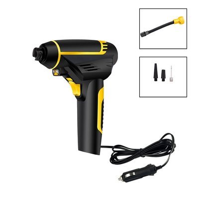 Automatic Portable Handheld Digital LED Smart Car Air Compressor Pump Overview: Automatic stop and prevent overfilling. Quick and easy to use. Powerful air compressor. Fits any air valve. Compact, lightweight design. Use on tires, toys, sports equipment,