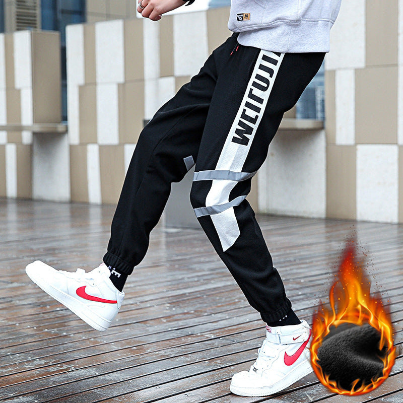 Men's autumn and winter plus cashmere sweatpants size Pants length Waist circumference Hips ankle M 98 68 104 25 L 99.5 71 108 25 XL 101 74 112 27 2XL 102.5 77 116 27 3XL 104 80 120 29 4XL 105.5 83 124 29 1. Asian sizes are 1 to 2 sizes smaller than Europ