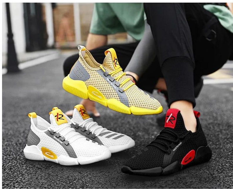 Student Running Shoes Comfortable Flying Woven Sneakers Overview: Unique design, stylish and beautiful. Good material, comfortable feet. A variety of colors, any choice. Specification: Style: Korean Function: breathable, lightweight, non-slip Suitable sea