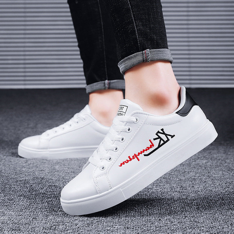 Men's Fashion Sports And Leisure Shoes Product information: Style: Fashionable Pattern: Solid color Upper material :PU Toe shape: round head Function: Breathable Style: Casual Sole material: rubber How to wear: Front lace-up Heel shape: flat Application s