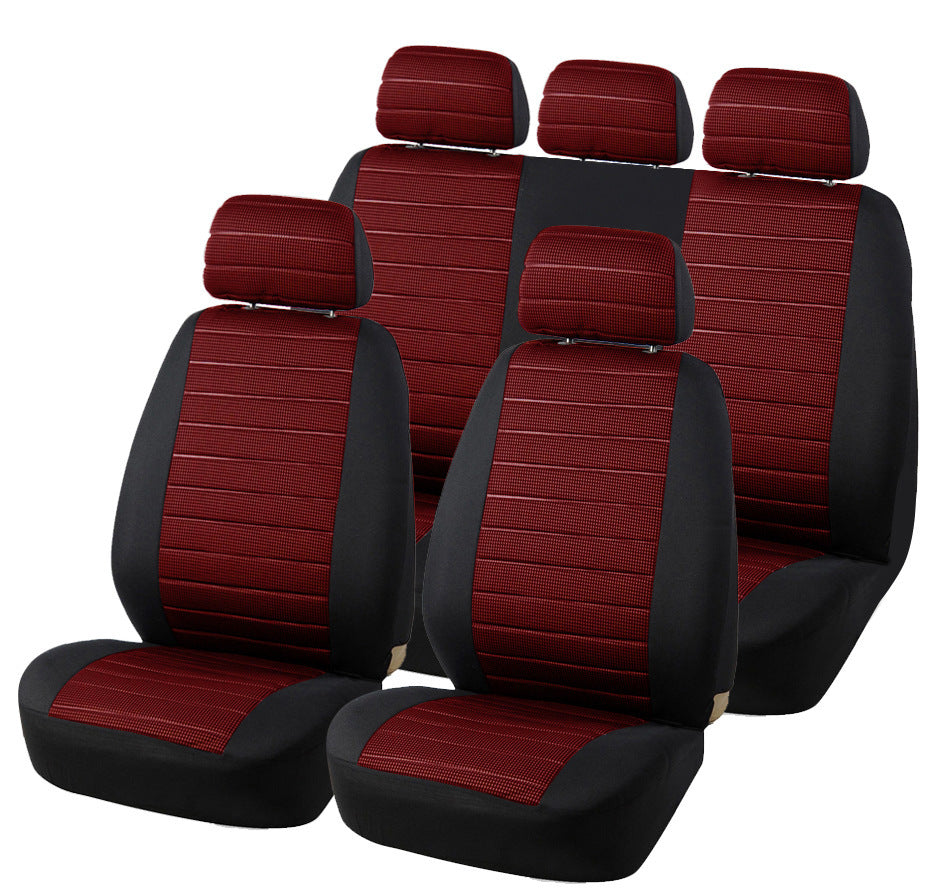Four Seasons General Motors Seat Cover Cushion Product information: Material: Jacquard Specification: General Purpose Weight: 0.6 Color: Gray two, red two, blue two, gray five, red five, blue five Packing list: 1* car seat cover Four Seasons General Motor