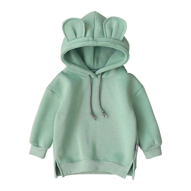 Toddler Baby Kids Boy Girl Cartoon Hoodies Applicable gender: neutral/male and female Style: Korean Suitable age: infants and young children (1~3 years old, 80~100cm) Suitable season: winter, autumn Fabric technology: soft treatment pattern: plain Thickne