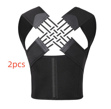 Unisex Anti-Humpback Chest Lift Brace Posture Corrector Product information: Thickness: ordinary Fabric name: Nylon Color: Black Main fabric composition: Nylon Size: S,M,L,XL,XXL,XXXL Suitable season: Four Seasons Universal Packing list: 1*Correction Belt