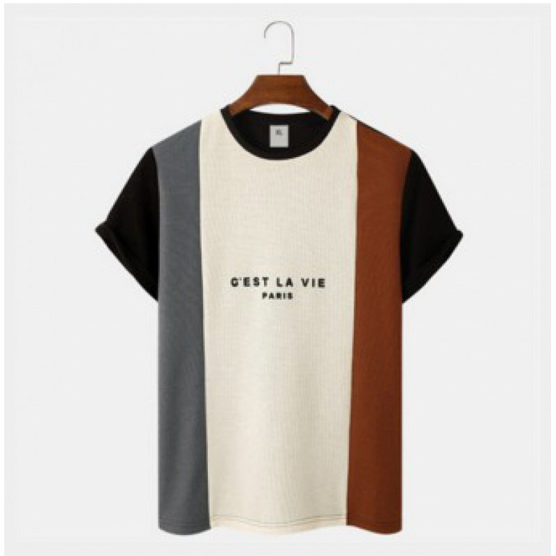 Men's Sports Round Neck Slim-fit Letter-printing T-shirt Product information: Pattern: Letters Color: 4 Size: S,M,L,XL,XXL,XXXL,4XL,5XL,6XL Style: pullover Main fabric composition: Polyester Fiber Style: Casual Process: digital printing Note: 1. Asian siz