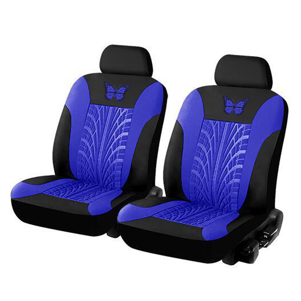 Butterfly Press Universal Car Seat Cover Product information: Material: fabric Specification: general Color: grey 9-piece set, pink 9-piece set, red 9-piece set, blue 9-piece set, gray 4-piece set, pink 4-piece set, red 4-piece set, blue 4-piece set Packi