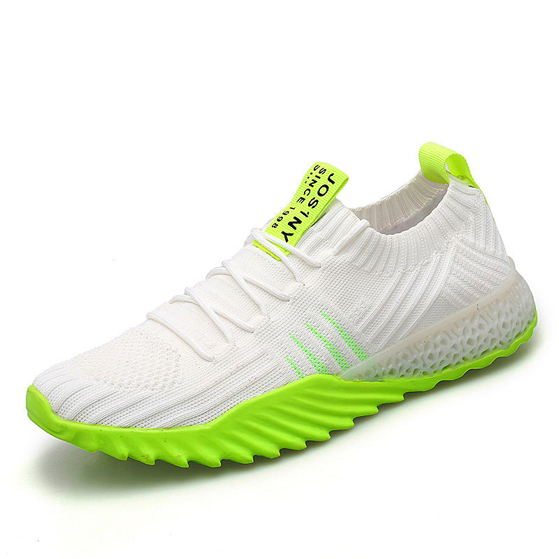 Men's lightweight fly woven breathable casual shoes Style: sports shoes Upper material: high elastic flying weave Shoe sole material: rubber sole Inside material: breathable inside US EUR UK AUS JPN KOR 5.5 37.5 5 5 23.5 241 6 38 5.5 5.5 24 245 6.5 38.5 6