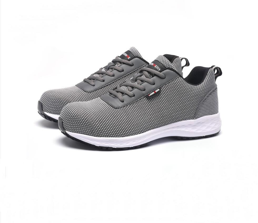 Men Steel Toe Work Safety Shoes Lightweight Breathable Reflective Casual Sneaker Outsole Material: Rubber Insole Material: PVC Season: Summer Boot Type: Work & Safety Lining Material: Mesh Upper Material: Mesh (Air mesh) Shaft Material: Mesh (Air mesh) He