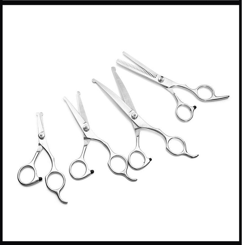 Pet Scissors Pet Scissors Set Household Pet Scissors Product information: Material: stainless steel Product Category: Fur Care Features: Round head design, animals will not get hurt when struggling. Specially designed for pets, suitable for long-haired an
