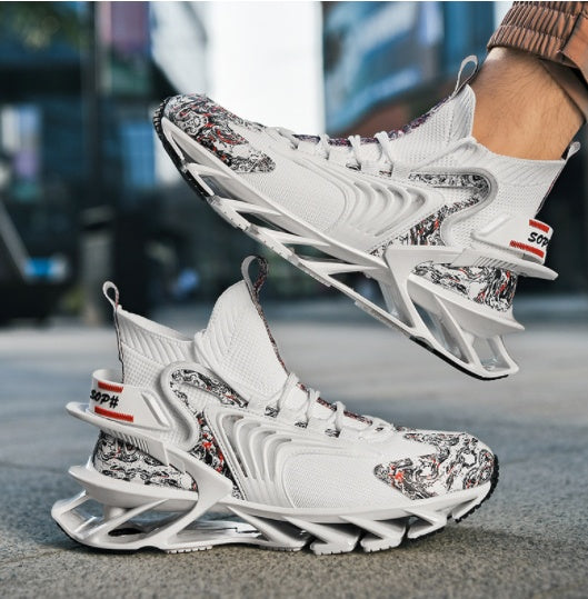 Ultralight Flying Woven Casual Sports Shoes Men's Casual Product Information: Pattern: plain Upper material: flying weave Sole Material: Rubber Applicable sports: general Wearing style: sleeve/overshoes Popular elements: car suture Heel shape: blade botto