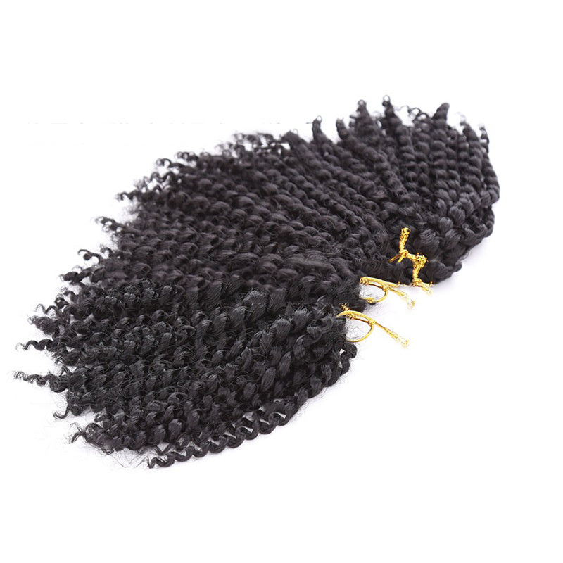 Crochet hair extension wig Length: 8inch Weight: 100g Specifications: a pack of 3 strips, a 20 root, a total of 60 roots (3-5 packs can make a head) Crochet hair extension wig Length: 8inch Weight: 100g Specifications: a pack of 3 strips, a 20 root, a tot
