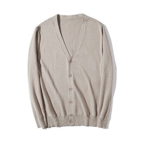 Men's V-neck Sweater Spring And Autumn Coat Colors Product information: Color: black, light gray, navy blue, dark gray, wine red, apricot Size: M,L,XL,2XL,3XL,4XL Version: Loose Style: pullover Fabric name: modal Main fabric composition: rabbit fur Sleeve