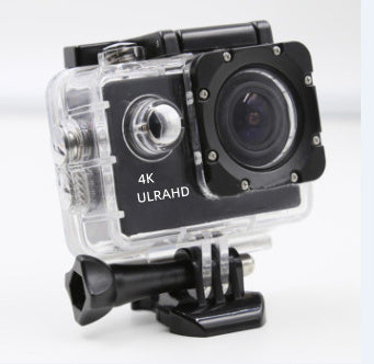 4K Waterproof Sport Camera * 2.0 inch LCD screen * A water resistant casing that allows you to film fascinating water sports; water resistant up to 30 meters under water. * 12-megapixel HD 170 wide-angle lens. * Wi-Fi control range is 3m.Supported, Androi