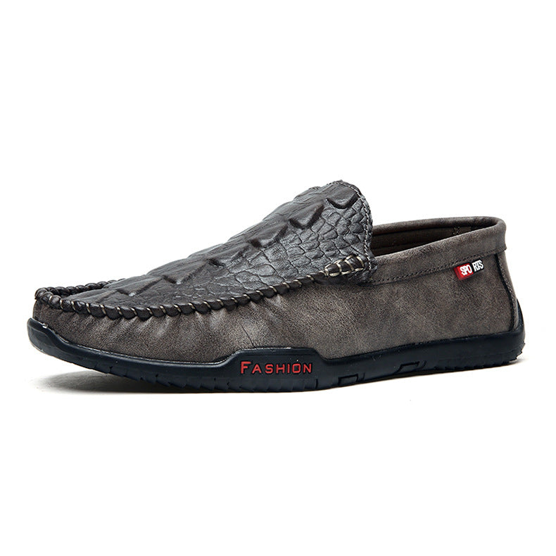Fashion Peas Shoes Men's Spring And Autumn Lazy Shoes Product information: Product category: Peas shoes Opening depth: Middle mouth (7-11CM) Applicable age: Youth (18-40 years old) Suitable seasons: Summer, winter, spring, autumn Popular elements: Sewing