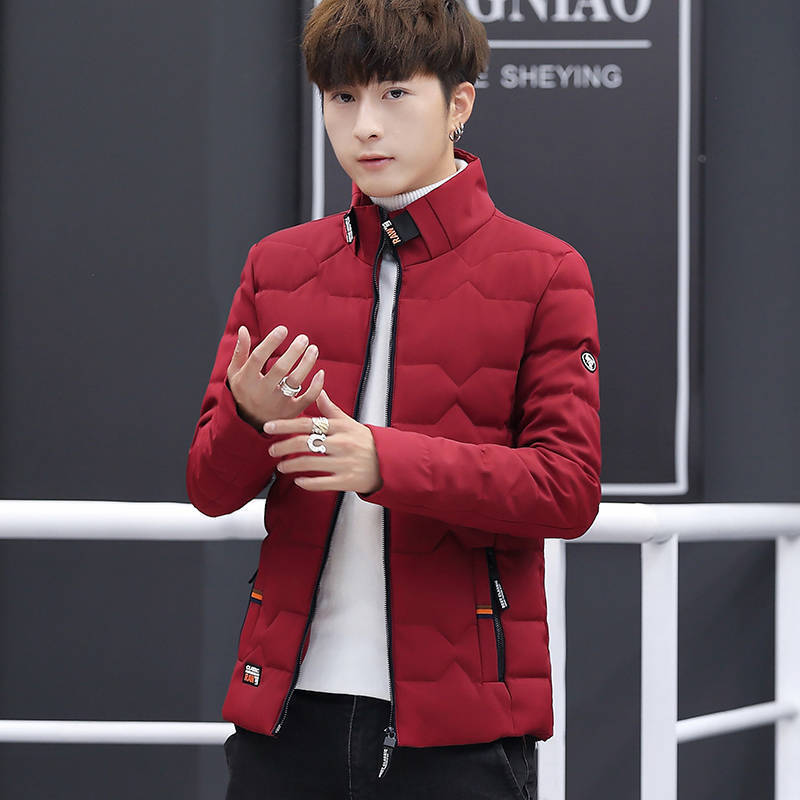 Thick down padded jacket Length: Simple Sleeve length: long sleeve Edition type: Slim type Collar type: stand-up collar Whether there is a fur collar: no fur collar Removable: Removable Is there a belt: No belt (CM) bust shoulder Sleeve Length M 104 41 61