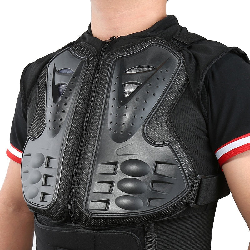 Anti-fall armor chest vest waist protection vest Applicable season: spring, summer, autumn and winter Main material: EVA styrofoam PE plastic shell Applicable type: cycling, off-road, roller skating size height (cm) body weight(cm) M 160-170 50-65 L 170-1