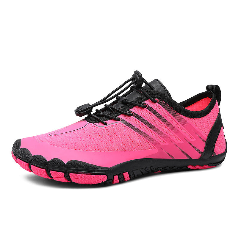 Men And Women Couples Fitness Beach Swimming Shoes Product Details: Way of wearing: Buckle Thickness: Single Processing method: printing Applicable gender: neutral / both men and women Upper height: low top Sole Material: Rubber Color: black orange, gray