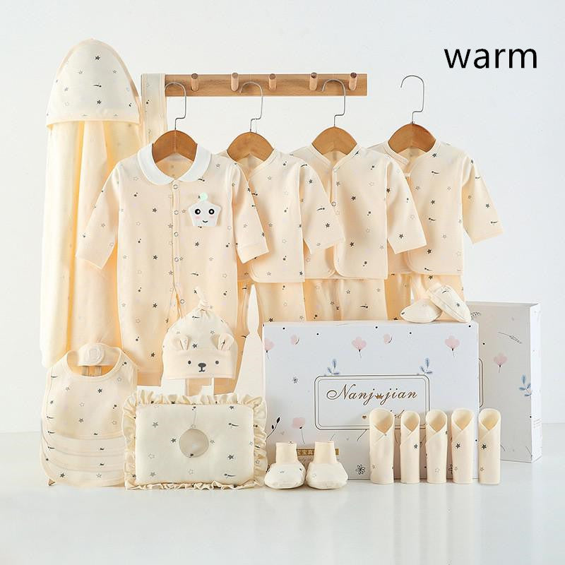 Newborn Baby Clothes Thin Suit Baby Gift Box Product Information: Applicable gender: Neutral/male and female Gift box content: Clothing + accessories / supplies Fabric technology: Sanding, soft treatment Suitable age: Newborns (0~1 years old, 80cm and bel