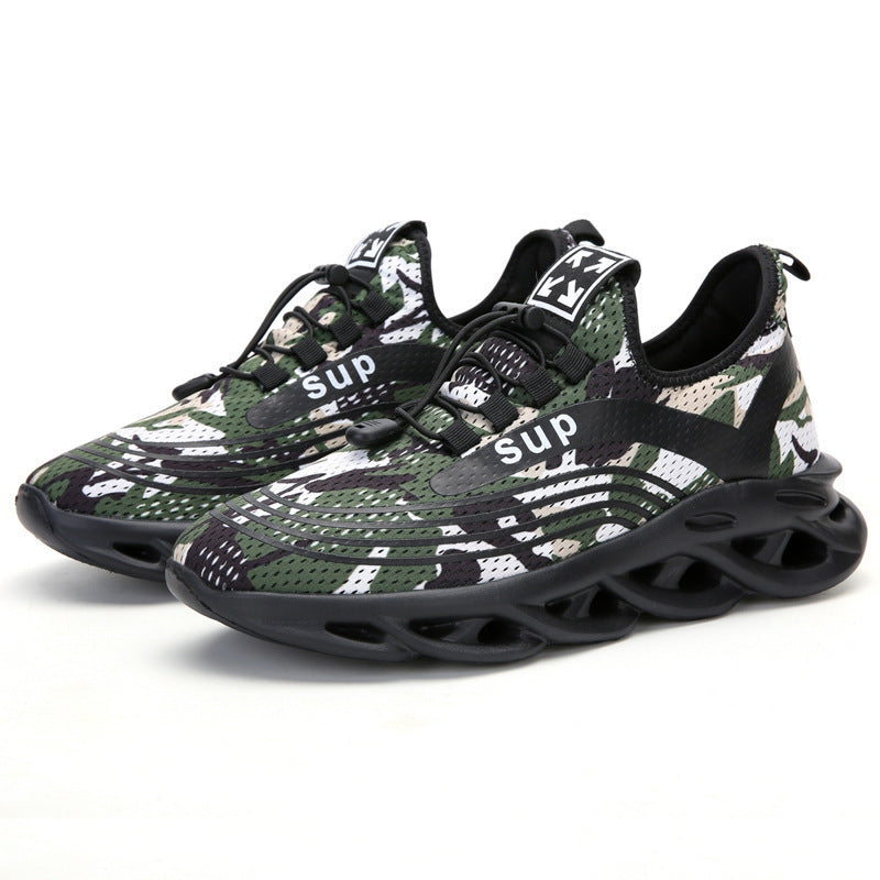Flying Woven Shoes Elastic Band Sports Casual Shoes Non-Slip Low Heel Specification: Product category: Sports casual shoes pattern: Plain Upper material: Cloth Sole Material: Rubber Applicable sports: Basketball Inventory type: Whole order Wearing style: