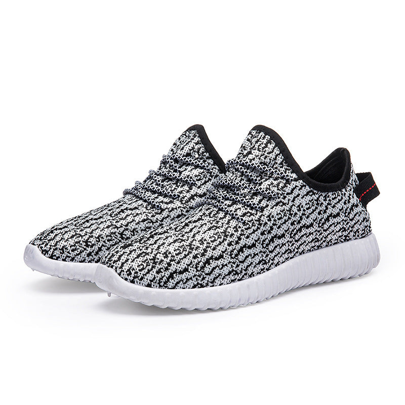 men fall fly fabric breathable coconut low trend of Korean men's casual shoes sports shoes Style: sport Function: quick drying, shock absorption, breathable, light weight, sweat absorption, wear-resisting, wrapping Suitable seasons: spring, summer Applica