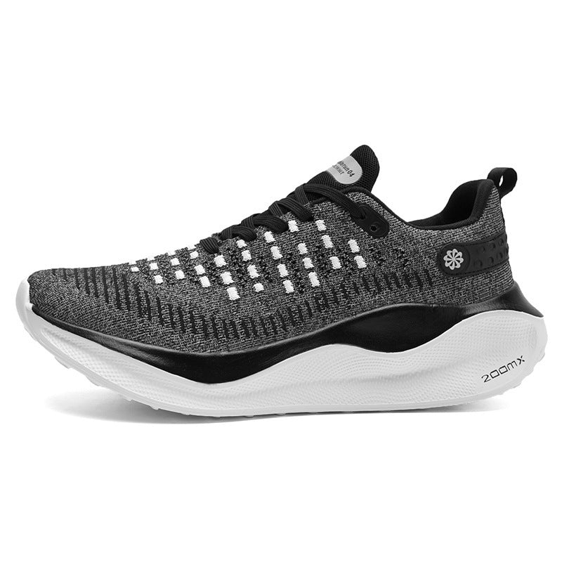 Men's Fashionable All-match Casual Flying Woven Breathable Shoes Product information: Lining material: Mesh Color: white green, dark gray, beige, all black Upper height: low top Heel height: flat heel Heel shape: flat heel Size: 39, 40, 41, 42, 43, 44, 45