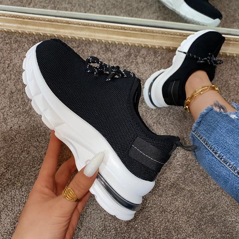 Large Size Flying Woven Women'S Shoes Spring And Summer New Running Sports Casual Light Breathable Women'S Shoes Product information style : leisure time Popular elements : Light mouth, color matching Toe shape : Round head Inner material : cloth Upper he