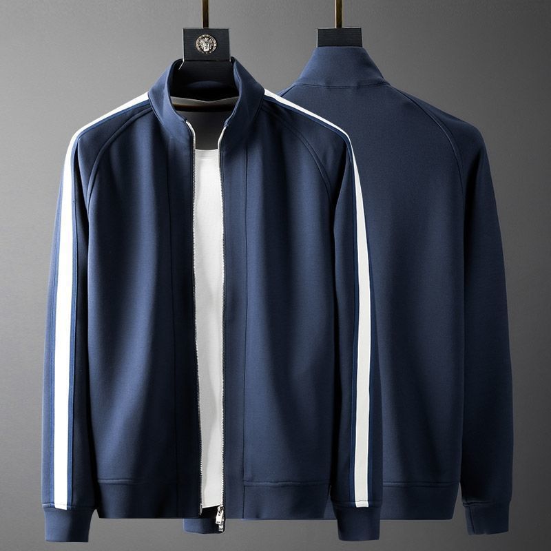 Light Luxury Sweater Men's Clothes Men's Mature Style Men's Suits Product information: Style: Korean Thickness: Thin section Length: trousers Top style: other Top sleeve length: Seven minutes Fabric name: polyester Main fabric composition: cotton Applicab